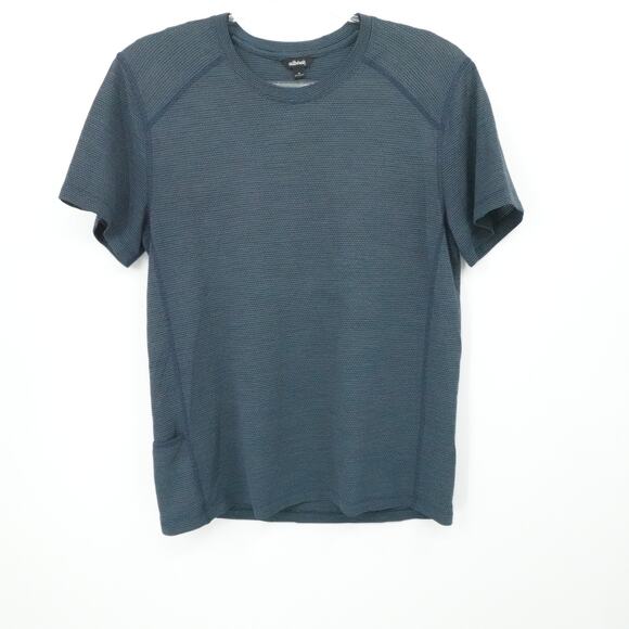 Allbirds Shirt Mens Medium Natural Run Tee Merino Wool Tencel Pocket Performance - Picture 1 of 12